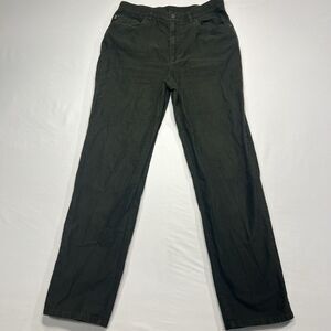 Lauren Ralph Lauren Jeans Co Olive Green Corduroy Moleskin Pants Womens Size 12